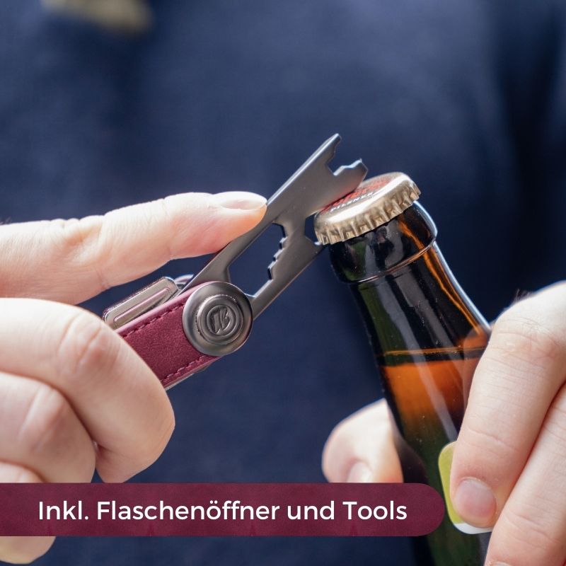 Schlüsseletui aus Leder