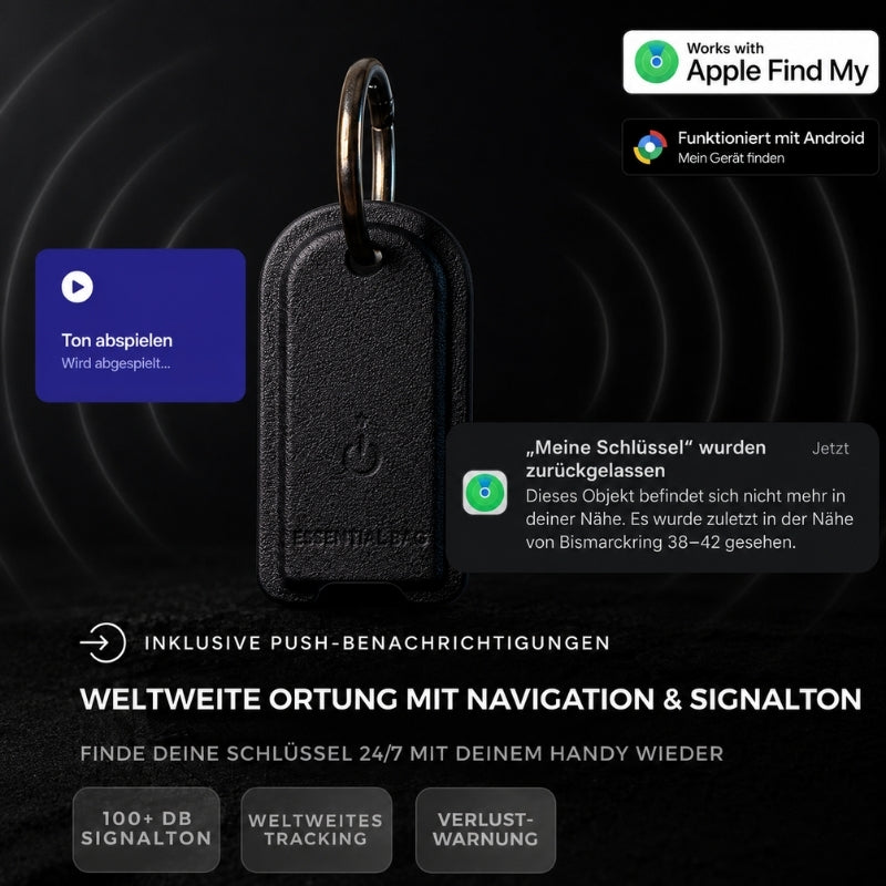 Schlüssel-Tracker für iOS & Android