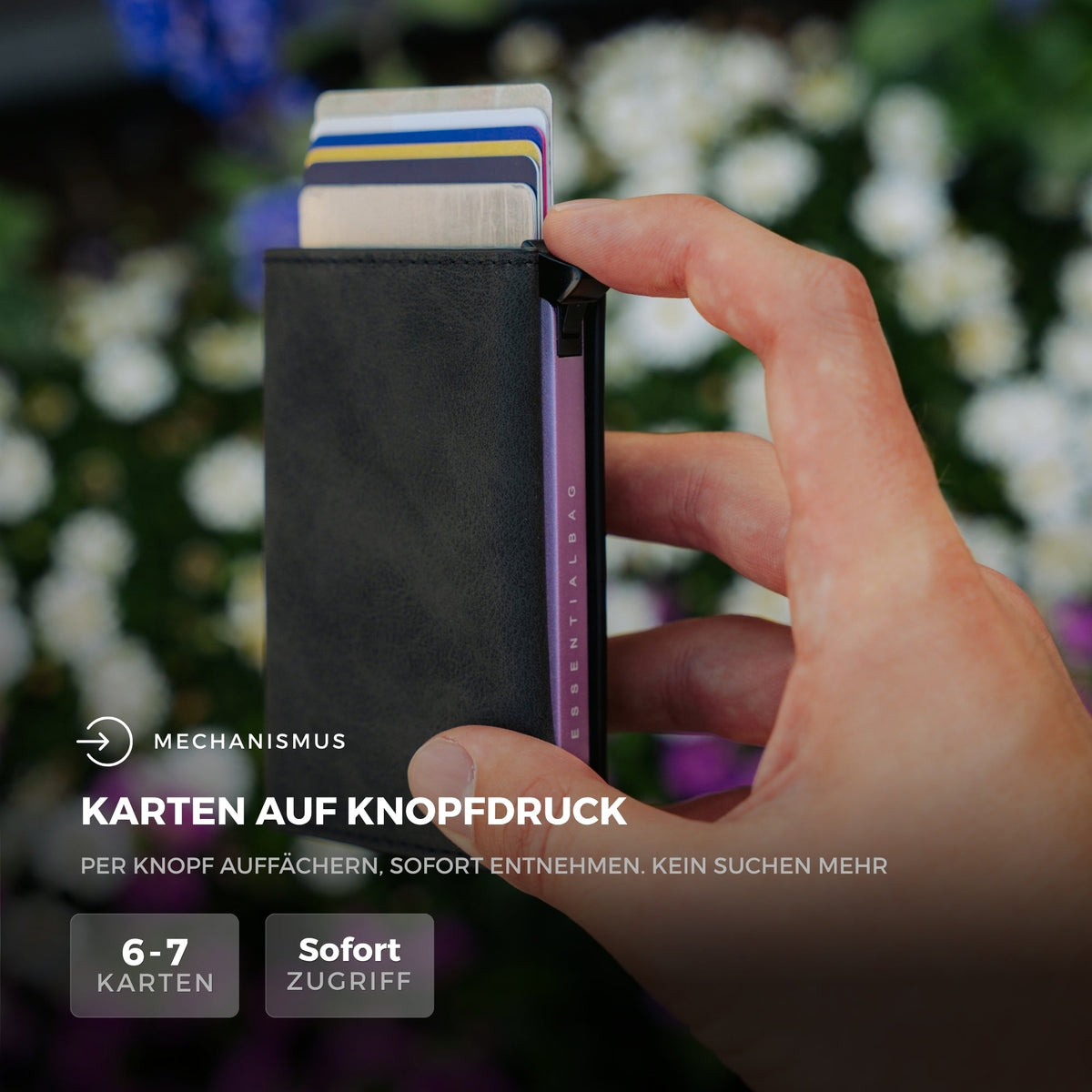 Smart Wallet 3.0 — portafoglio sottile con blocco RFID