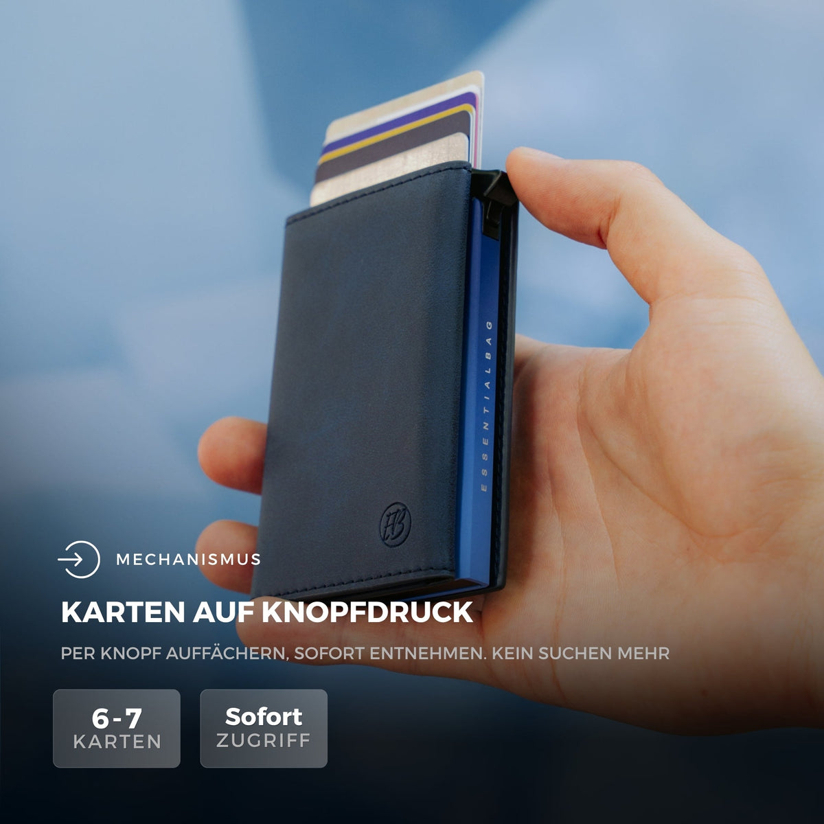 Smart Wallet 3.0 — portafoglio sottile con blocco RFID