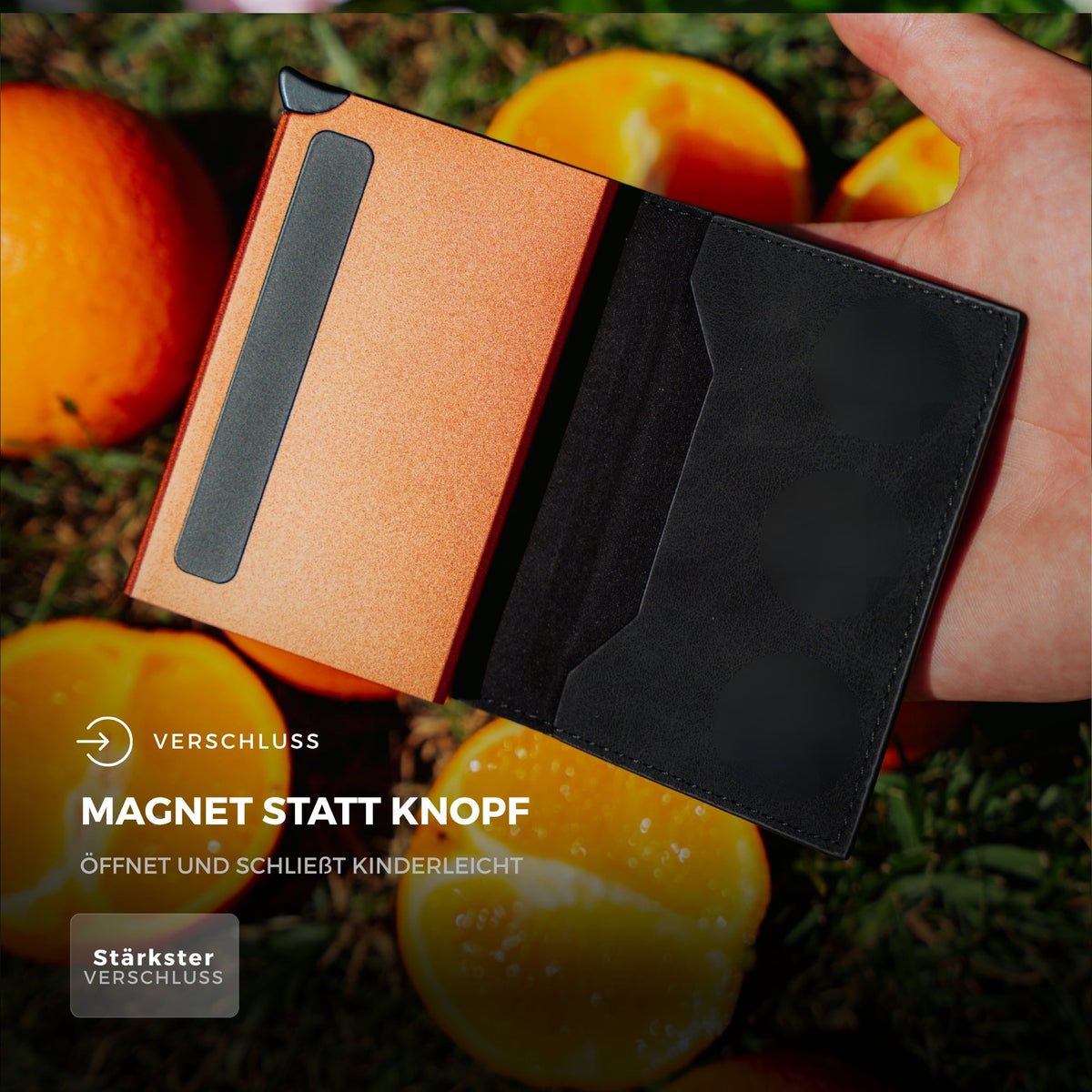 Smart Wallet 3.0 — portafoglio sottile con blocco RFID