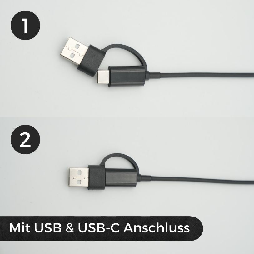 Tracker-Karte 2er-Set mit Induktions-Ladekabel