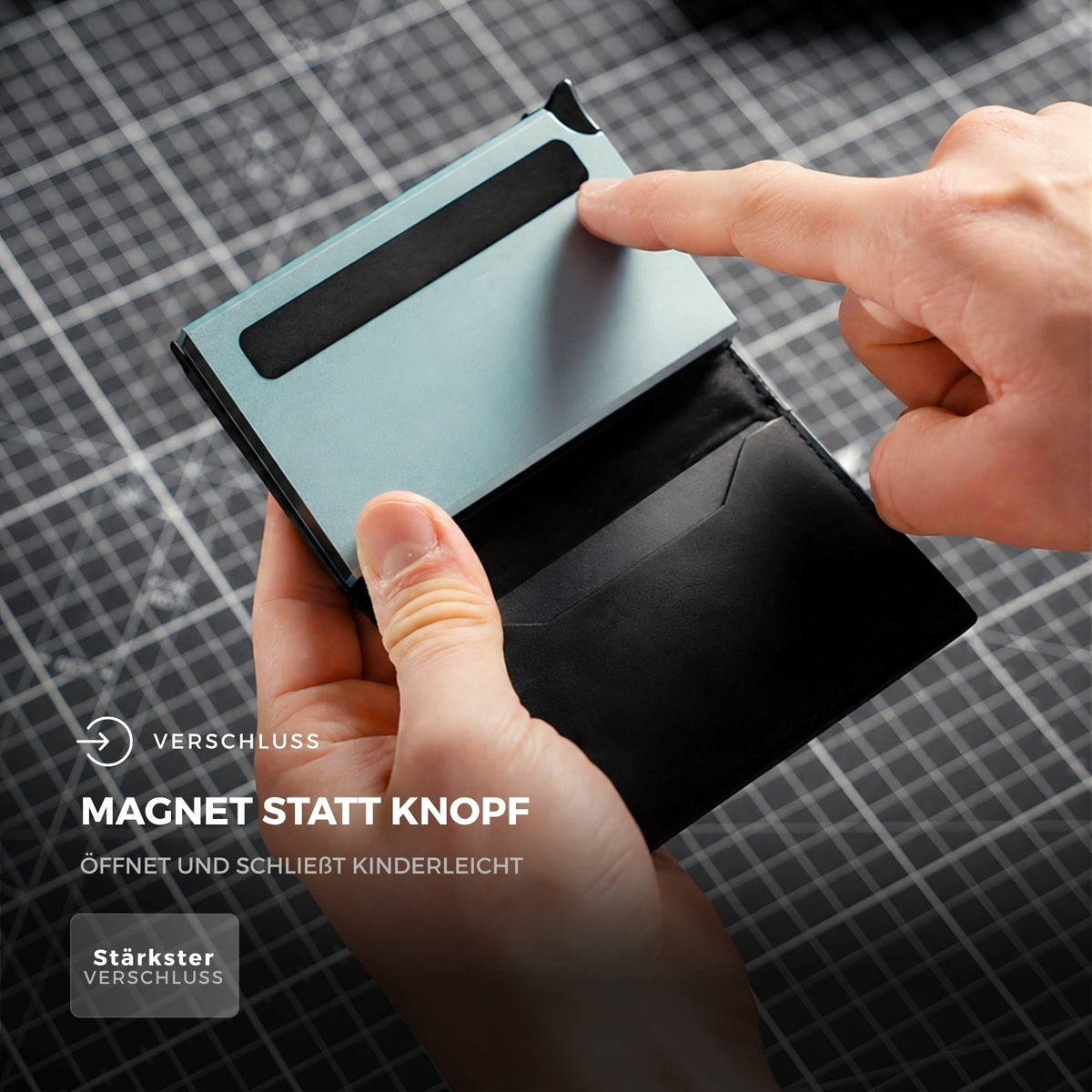 Smart Wallet 3.0 — portafoglio sottile con blocco RFID