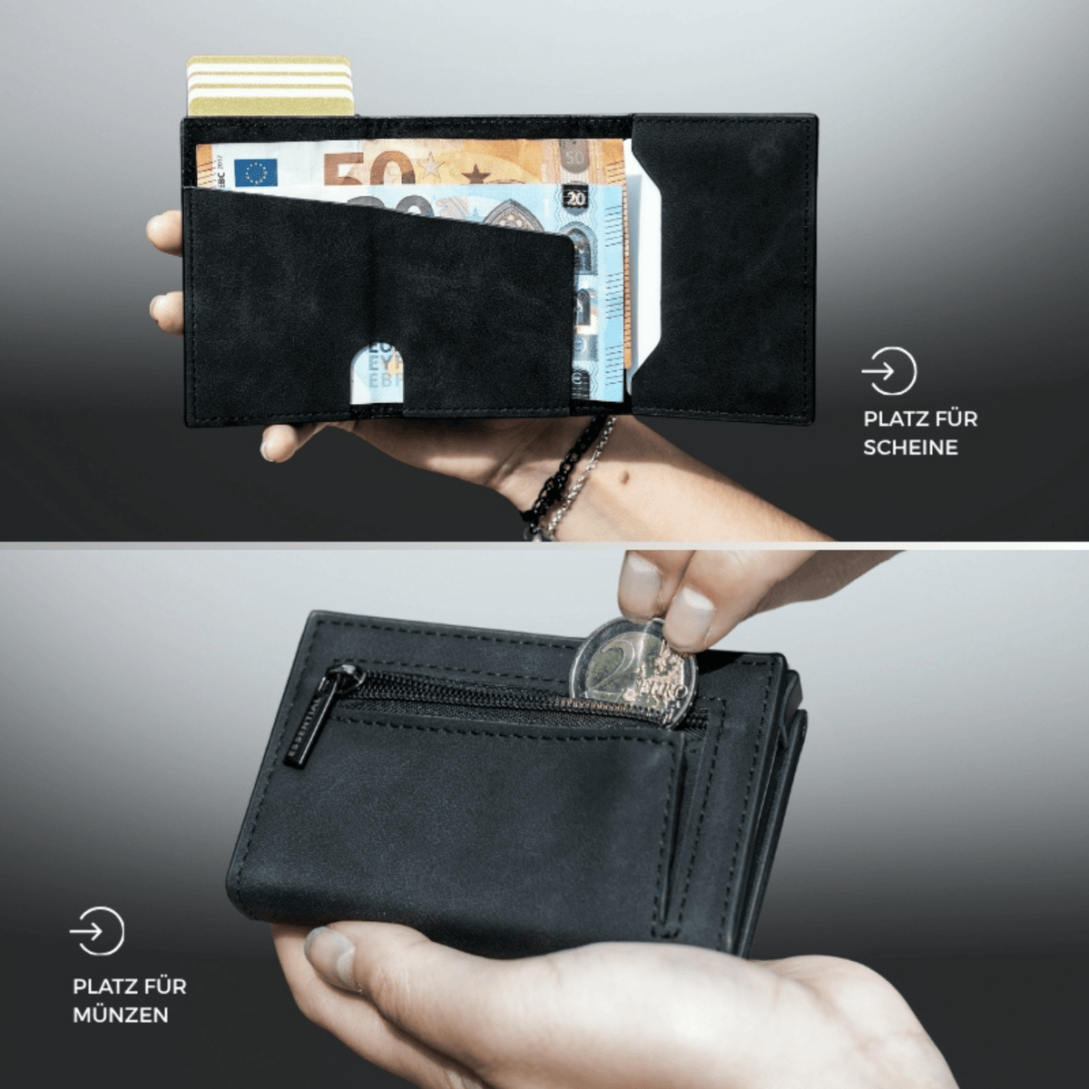 Smart Wallet 3.0 — portafoglio sottile con blocco RFID