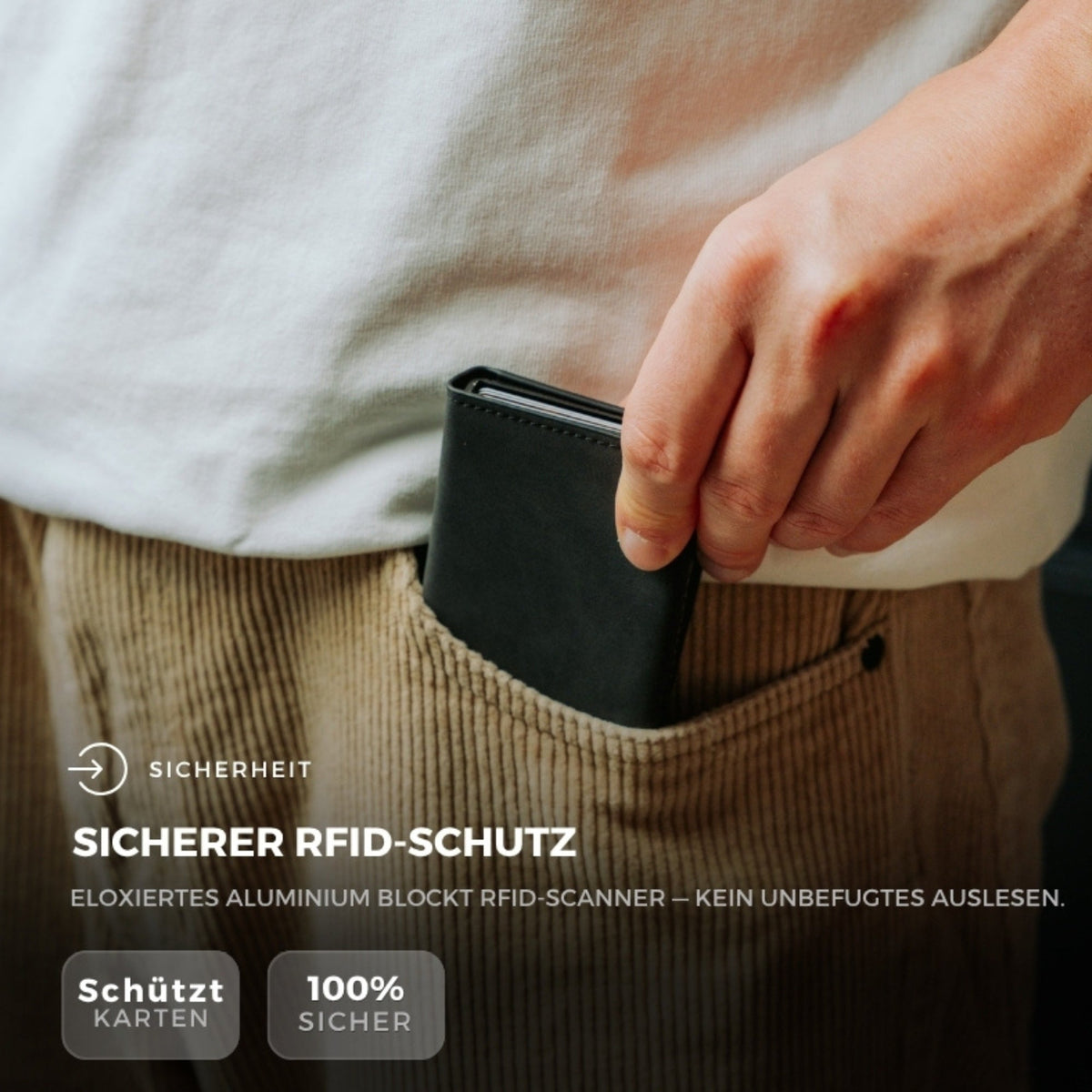 Smart Wallet 3.0 — portafoglio sottile con blocco RFID