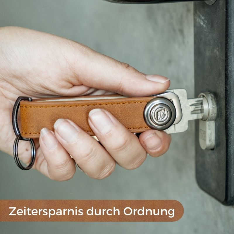 Schlüsseletui aus Leder