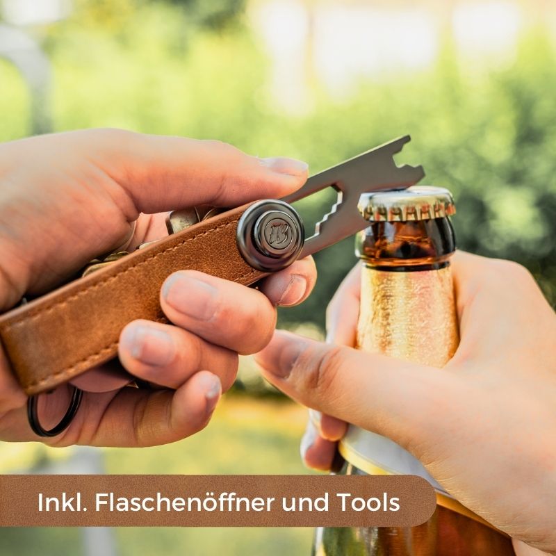Schlüsseletui aus Leder