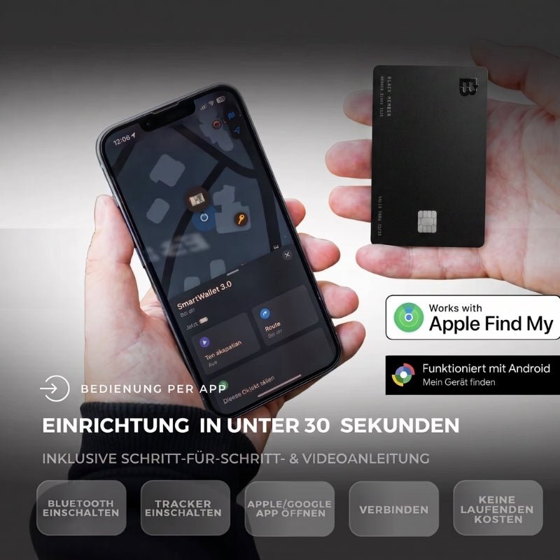 Tracker-Karte Pro für Apple & Android