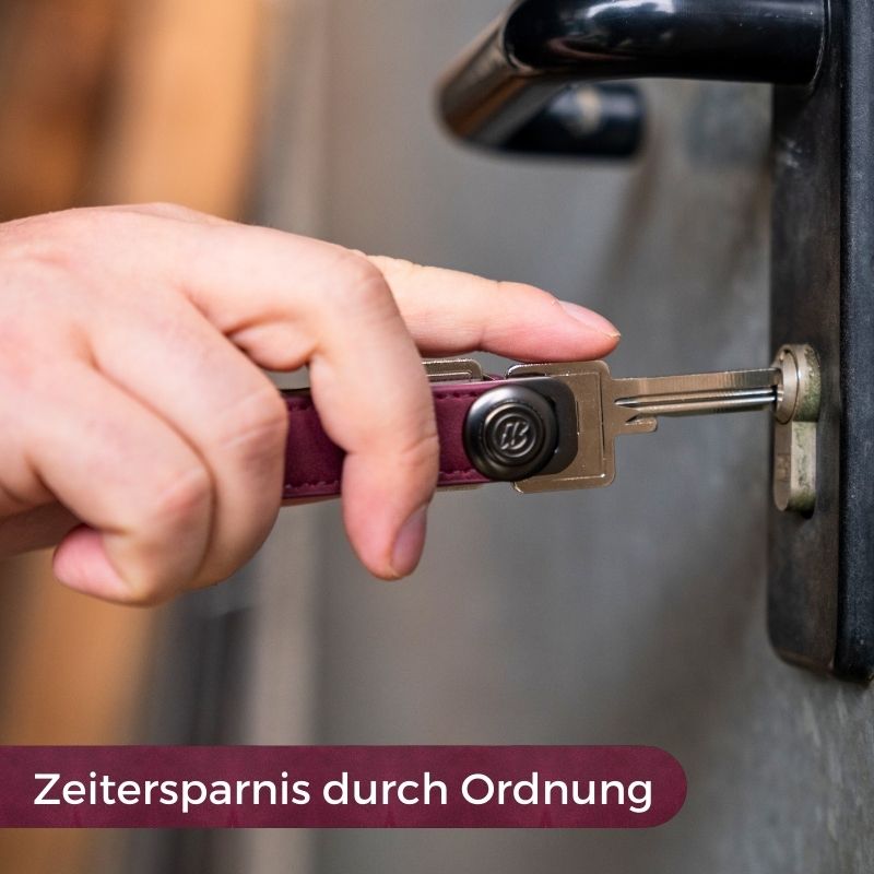 Schlüsseletui aus Leder