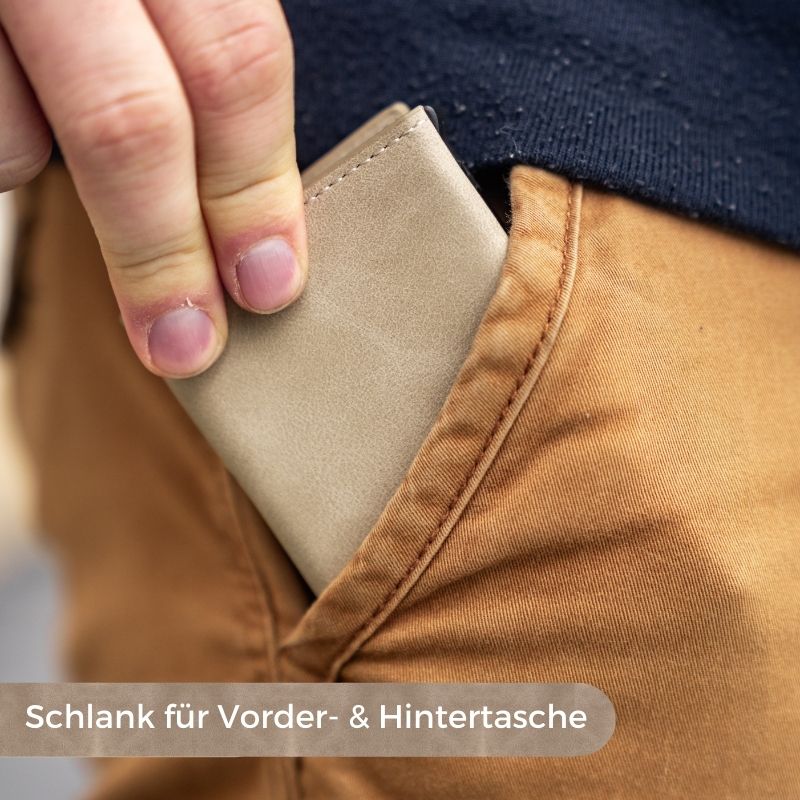 Smart Wallet 3.0 — portafoglio sottile con blocco RFID