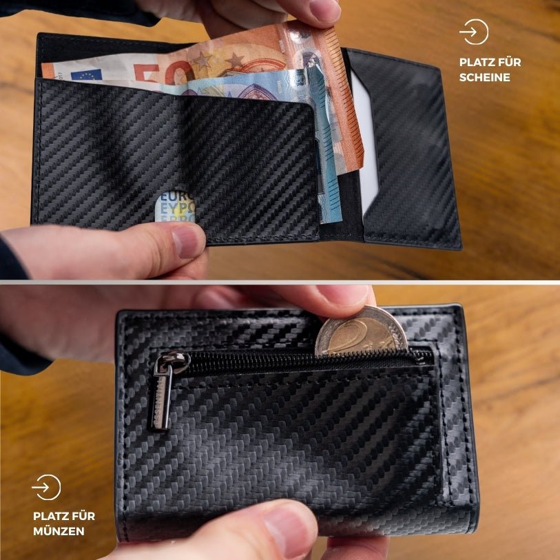 Smart Wallet 3.0 — portafoglio sottile con blocco RFID