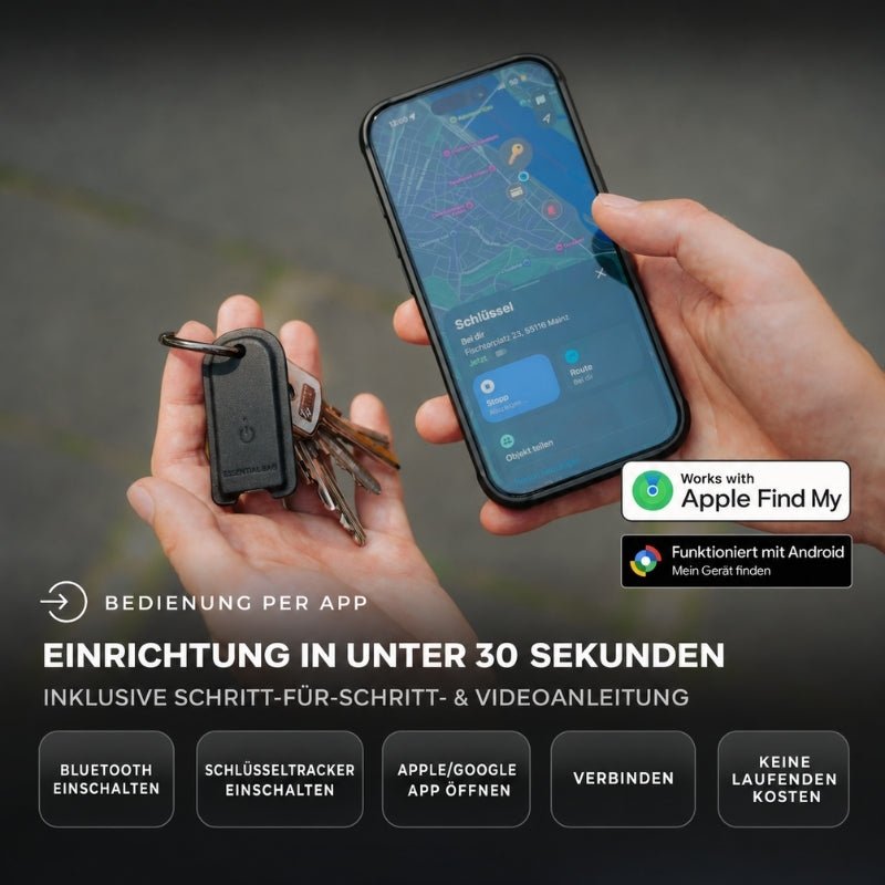 Schlüssel-Tracker für iOS & Android