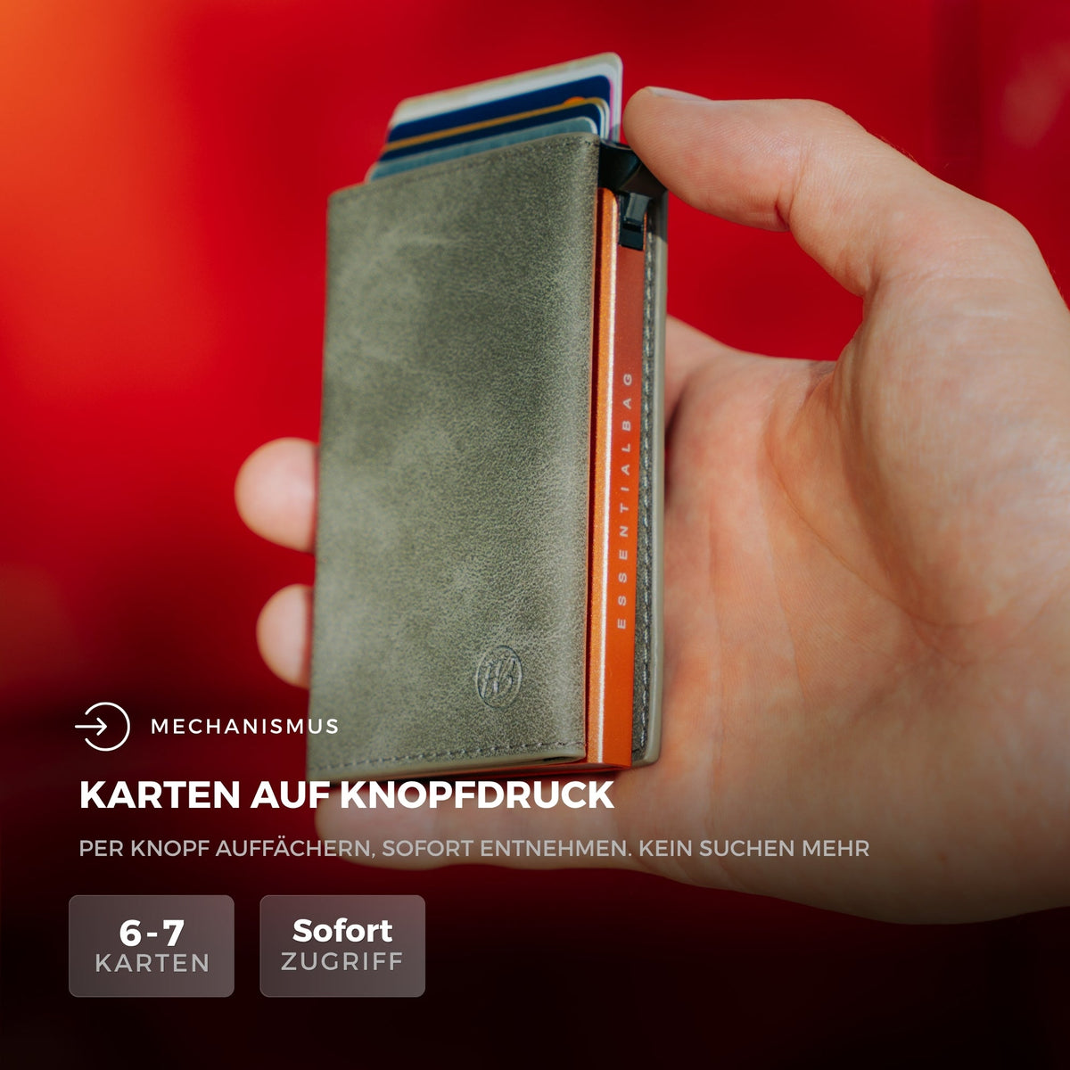 Smart Wallet 3.0 — portafoglio sottile con blocco RFID