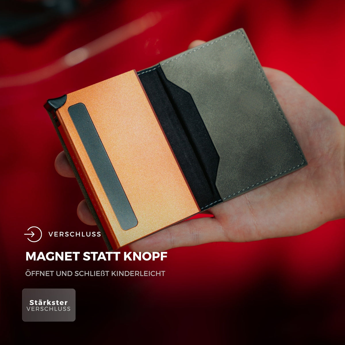 Smart Wallet 3.0 — portafoglio sottile con blocco RFID