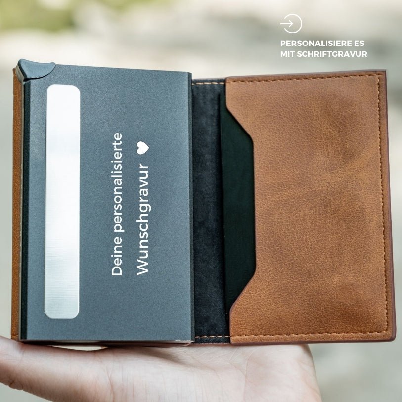 Smart Wallet 3.0 — portafoglio sottile con blocco RFID