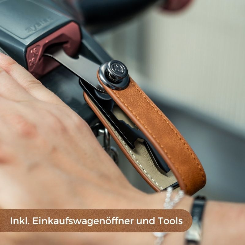 Schlüsseletui aus Leder